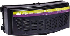 3M - Multi-Gas Protection PAPR Acid Gas (HE/SD/HF/HC) Cartridge/Filter Combination - Magenta/Olive - USA Tool & Supply