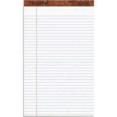 TOPS - 50 Sheet, 8-1/2 x 14", Legal/Wide (Style) Legal Pad - White - USA Tool & Supply