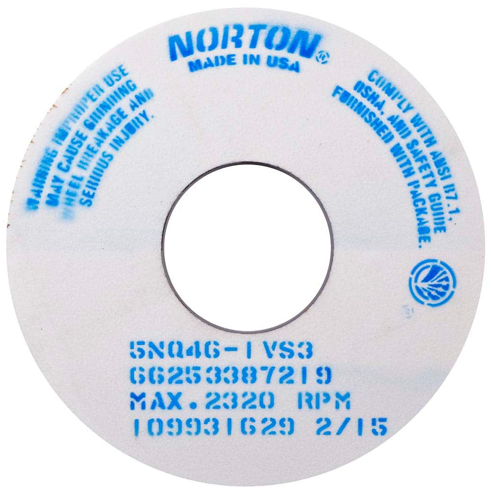 Norton - Tool & Cutter Grinding Wheels Wheel Type: Type 1 Wheel Diameter (Inch): 14 - USA Tool & Supply