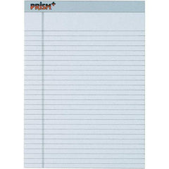 TOPS - 50 Sheet, 8-1/2 x 11-3/4", Legal/Wide (Style) Legal Pad - Pastel Gray - USA Tool & Supply