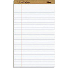 TOPS - 50 Sheet, 8-1/2 x 14", Legal/Wide (Style) Legal Pad - White - USA Tool & Supply