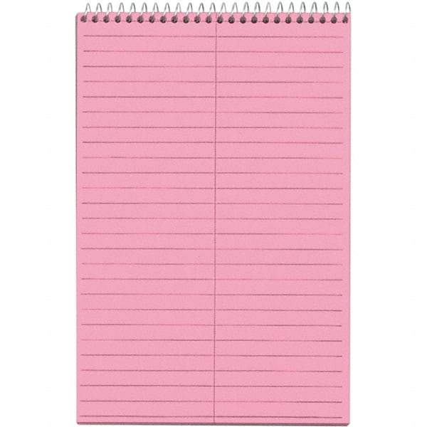 TOPS - 80 Sheet, 6 x 9", Gregg Steno Book - Pink - USA Tool & Supply