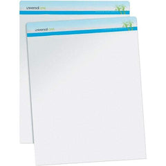 Universal One - 50 Sheet, 27 x 34", Easel Pad - White - USA Tool & Supply