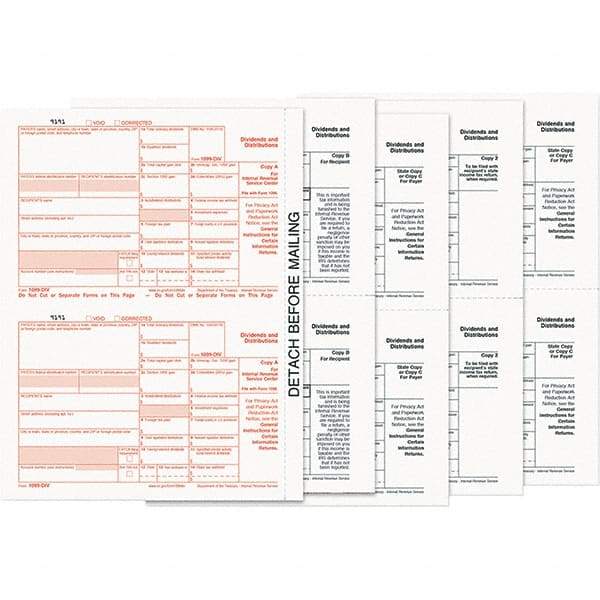 TOPS - 24 Sheet, 8-1/2 x 11", Form - White - USA Tool & Supply