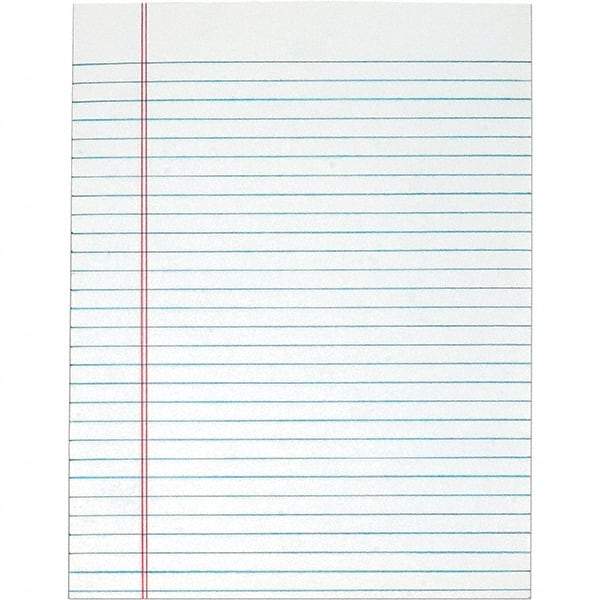 TOPS - 50 Sheet, 8-1/2 x 11", Legal/Wide (Style) Legal Pad - White - USA Tool & Supply