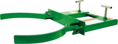 Valley Craft - 800 Lb Load Capacity, 30, 55 & 85 Gal Forklift Drum Handler - Steel Wheels - USA Tool & Supply