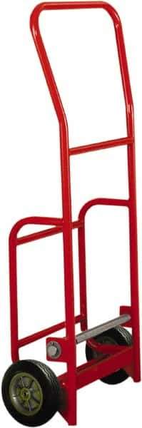 Valley Craft - 800 Lb Capacity 53" OAH Hand Truck - Loop Handle, Steel, Hard Rubber Wheels - USA Tool & Supply