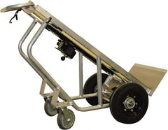 Valley Craft - 1,000 Lb Capacity 32" OAH Hand Truck - Loop Handle, Steel, Pneumatic Wheels - USA Tool & Supply