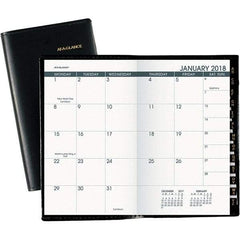 AT-A-GLANCE - 24 Sheet, 3-1/2 x 6-1/8", Weekly Appointment Book - Black & White - USA Tool & Supply