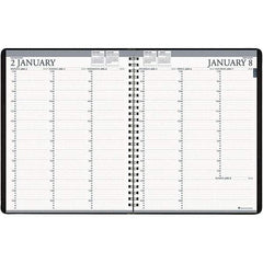 House of Doolittle - 104 Sheet, 8-1/2 x 11", Weekly Planner - Blue - USA Tool & Supply