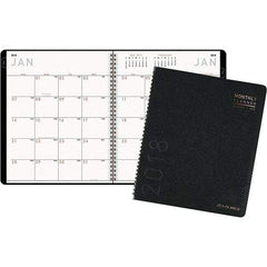 AT-A-GLANCE - 24 Sheet, 8-7/8 x 11", Monthly Planner - Graphite - USA Tool & Supply