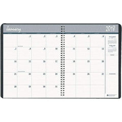 House of Doolittle - 24 Sheet, 8-1/2 x 11", Monthly Planner - Blue - USA Tool & Supply