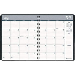 House of Doolittle - 32 Sheet, 8 1/2 x 11", Monthly Planner - Black - USA Tool & Supply