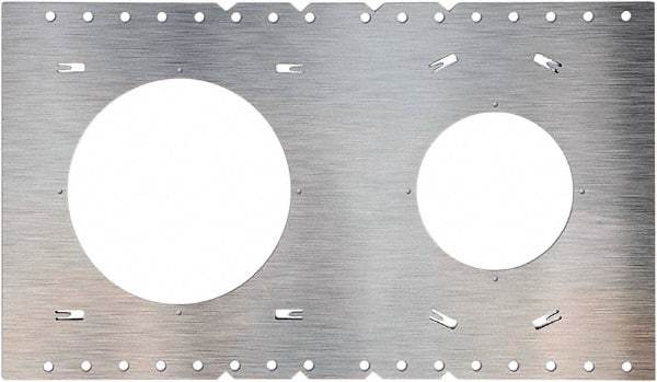 Philips - Aluminum Silver Light Fixture Plate - For Use with FDL Flat Down Lights - USA Tool & Supply