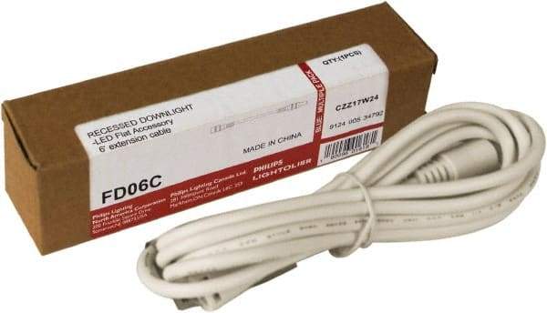 Philips - Light Fixture Extension Cable - For Use with FDL Flat Down Lights - USA Tool & Supply