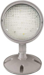 Philips - 1 Head, 3.6V, Thermoplastic, LED Emergency Light - 2 Watts, 7" Long x 7" High x 7" Wide, Battery Not Included - USA Tool & Supply