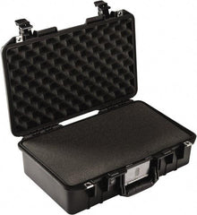 Pelican Products, Inc. - 12-51/64" Wide x 6-57/64" High, Aircase w/Foam - Black - USA Tool & Supply