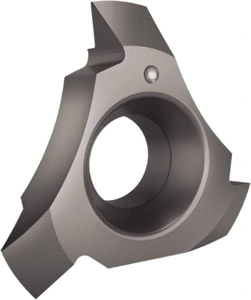 Vargus - 1.5 to 2mm Pitch, 16-12 TPI, Internal Thread, Partial Profile 60° Standard, 9VI VBX Grade Thread Mill Insert - Carbide, TiCN Coating - USA Tool & Supply