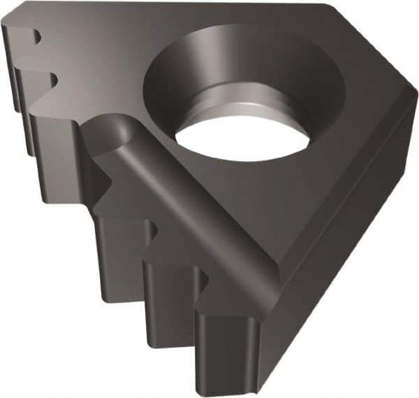 Vargus - 14DER External Right Hand 8 API Round Laydown Threading Insert - Grade VTX, TiAlN Coated Carbide - USA Tool & Supply