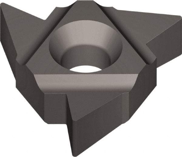 Vargus - 4UER External Right Hand 4 American Buttress Laydown Threading Insert - Grade VTX, TiAlN Coated Carbide, 12.7mm Inscribed Circle - USA Tool & Supply