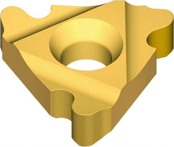 Vargus - 3IL Internal Left Hand 8 RD Laydown Threading Insert - Grade VKX, TiN Coated Carbide, 9.53mm Inscribed Circle - USA Tool & Supply