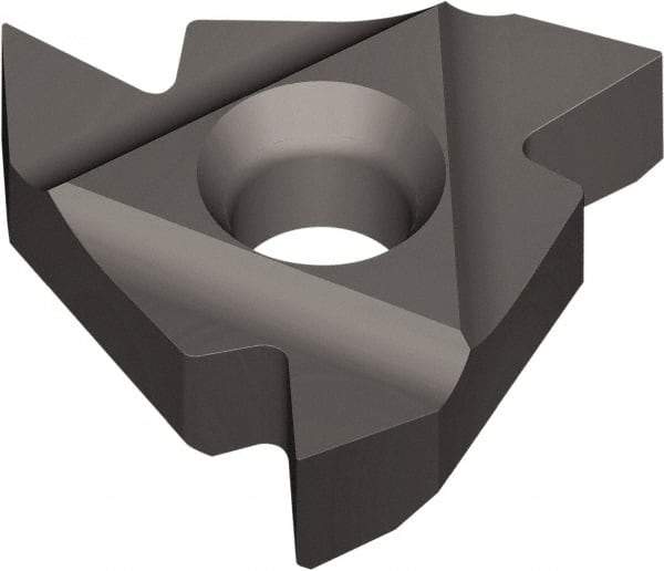 Vargus - 6.0KIL Internal Left Hand ISO Laydown Threading Insert - Grade VKX, TiN Coated Carbide, 6mm Inscribed Circle - USA Tool & Supply