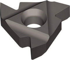 Vargus - 6.0KIL Internal Left Hand ISO Laydown Threading Insert - Grade VKX, TiN Coated Carbide, 6mm Inscribed Circle - USA Tool & Supply