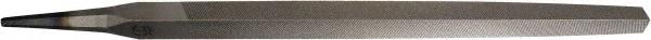 PFERD - 8" Long, Smooth Cut, Triangle American-Pattern File - Double Cut, 0.63" Overall Thickness, Tang - USA Tool & Supply