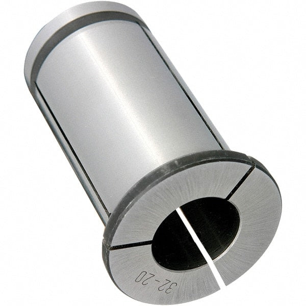 Techniks - 8mm ID x 20mm OD, 25mm Head Diam, Sealed Hydraulic Chuck Sleeve - USA Tool & Supply