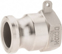Dixon Valve & Coupling - 1" Stainless Steel Cam & Groove Suction & Discharge Hose Male Adapter Female NPT Thread - Part A, 1" Thread, 250 Max psi - USA Tool & Supply