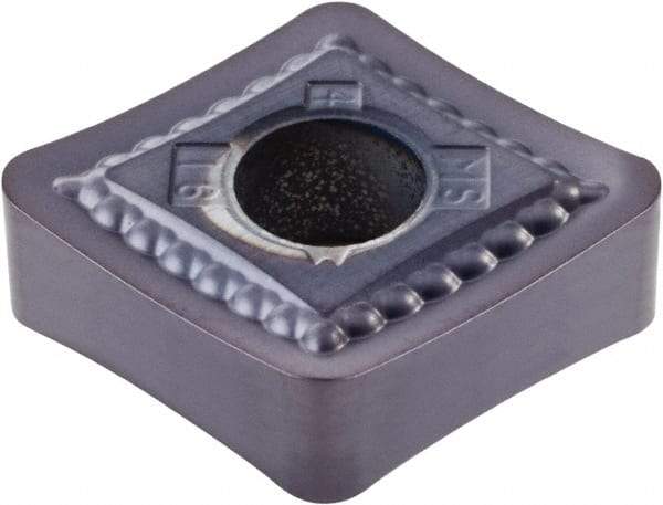 Kennametal - CNMG434 MS Grade KCU25 Carbide Turning Insert - AlTiN Finish, 80° Diamond, 1/2" Inscr Circle, 3/16" Thick, 1/16" Corner Radius - USA Tool & Supply