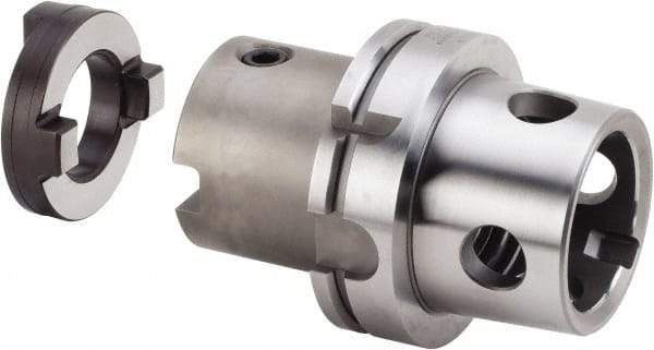Kennametal - Series HTS, Head Connection 40, 100mm Shank Diam, Drill Body - 69.95mm Drill Body Length to Flange, KM Toolholder, 70mm Nose Diam, 148.85mm OAL, 85mm Drill Body Length, Modular Connection, Through Coolant - USA Tool & Supply