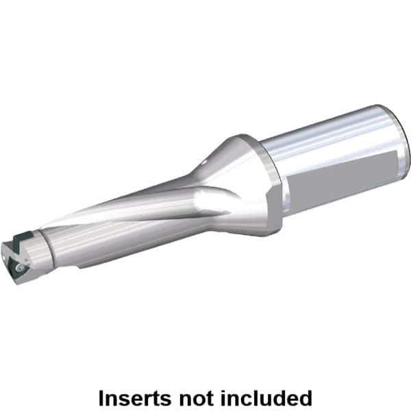 Kennametal - 129mm Max Drill Depth, 3xD, 44mm Diam, Indexable Insert Drill - 2 Inserts, 32mm Shank Diam, Whistle Notch Shank - USA Tool & Supply