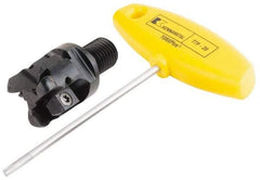 Kennametal - 20mm Cutting Diam, 0.7874" Max Depth of Cut, Modular Connection Indexable Copy End Mill - 3 Inserts, RP.N 0602.. Insert, KIPR Toolholder, Through Coolant - USA Tool & Supply