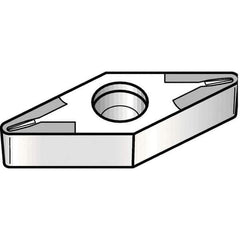Kennametal - VBMT331 11 Grade KT325 Cermet Turning Insert - Uncoated, 35° Diamond, 3/8" Inscr Circle, 3/16" Thick, 1/64" Corner Radius - USA Tool & Supply