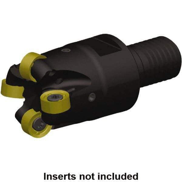 Kennametal - 35mm Cutting Diam, 1.378" Max Depth of Cut, Modular Connection Indexable Copy End Mill - 5 Inserts, RN.J 10T3M0.N.. Insert, KDR Toolholder, Through Coolant - USA Tool & Supply