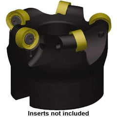 Kennametal - 80mm Cut Diam, 5mm Max Depth, 27mm Arbor Hole, 8 Inserts, RN.J 10T3... Insert Style, Indexable Copy Face Mill - KDR Cutter Style, 50mm High, Series Rodeka - USA Tool & Supply
