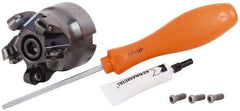 Kennametal - 2" Cut Diam, 6.35mm Max Depth, 3/4" Arbor Hole, 5 Inserts, RP.T 43.. Insert Style, Indexable Copy Face Mill - KSRM Cutter Style, 31,500 Max RPM, 50mm High, Series KSRM - USA Tool & Supply