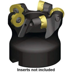 Kennametal - 88mm Cut Diam, 6mm Max Depth, 32mm Arbor Hole, 9 Inserts, RP.T 1204... Insert Style, Indexable Copy Face Mill - KSRM Cutter Style, 24,000 Max RPM, 50mm High, Through Coolant, Series KSRM - USA Tool & Supply