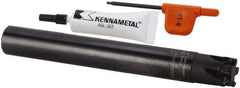 Kennametal - 18.92mm Cut Diam, 6.93mm Max Depth of Cut, 3/4" Shank Diam, 6" OAL, Indexable Square Shoulder End Mill - EP.. 0708.. Inserts, Cylindrical Shank, 0° Lead Angle, Through Coolant, Series Mill 1-07 - USA Tool & Supply