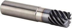 Kennametal - 20mm, 10 Flute, Single End, Solid Carbide, 1mm Corner Radius End Mill - 92mm OAL, 45° Helix, Right Hand Flute, 20mm LOC, Right Hand Cut, 40mm Extended Reach - USA Tool & Supply