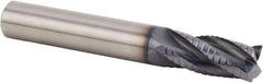 Kennametal - 10mm Diam, 22mm LOC, 4 Flute Solid Carbide 45° Corner Chamfer Roughing End Mill - 72mm OAL, 10mm Shank Diam, Single End, Centercutting, 30° Helix - USA Tool & Supply