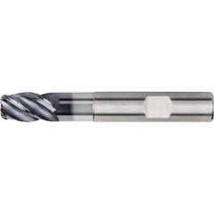 Kennametal - 6mm, 4 Flute, Single End, Solid Carbide, 1mm Corner Radius End Mill - 63mm OAL, 38° Helix, Right Hand Flute, 9mm LOC, Right Hand Cut, 18mm Extended Reach - USA Tool & Supply