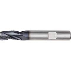 Kennametal - 12mm Diam, 22mm LOC, 3 Flute Solid Carbide 45° Corner Chamfer Roughing End Mill - 83mm OAL, 12mm Shank Diam, Single End, Centercutting, 30° Helix - USA Tool & Supply