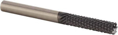 Kennametal - 1/2" Diam, 1-1/2" LOC, Burr End, Solid Carbide Diamond Pattern Router Bit - Right Hand Cut, 4" OAL, 1/2" Shank Diam, Use on Composites, Fiberglass - USA Tool & Supply