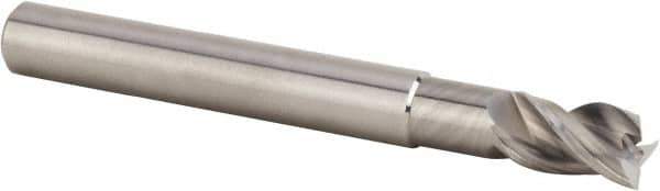 Kennametal - 8mm, 3 Flute, Single End, Solid Carbide, 0.2mm Corner Radius End Mill - 76mm OAL, 38° Helix, Right Hand Flute, 12mm LOC, Right Hand Cut, 24mm Extended Reach - USA Tool & Supply