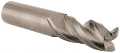 Kennametal - 3/4", 3 Flute, Single End, Solid Carbide, 0.06" Corner Radius End Mill - 4" OAL, 38° Helix, Right Hand Flute, 1-5/8" LOC, Right Hand Cut - USA Tool & Supply
