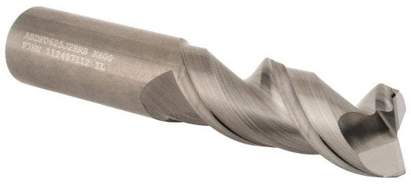 Kennametal - 5/8", 2 Flute, Single End, Solid Carbide, 0.03" Corner Radius End Mill - 3-1/2" OAL, 45° Helix, Right Hand Flute, 1-5/8" LOC, Right Hand Cut - USA Tool & Supply