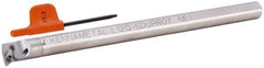 Kennametal - 16mm Min Bore Diam, 181.17mm OAL, 12mm Shank Diam, L-SDUP Indexable Boring Bar - 22.35mm Max Bore Depth, DP.. 070204 Insert, Screw Holding Method - USA Tool & Supply