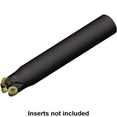 Kennametal - 32mm Cutting Diam, 32mm Shank Diam, 1.26" Max Depth of Cut, Straight Shank Indexable Copy End Mill - 3 Inserts, RN.J 10T3M0.N.. Insert, KDR Toolholder - USA Tool & Supply